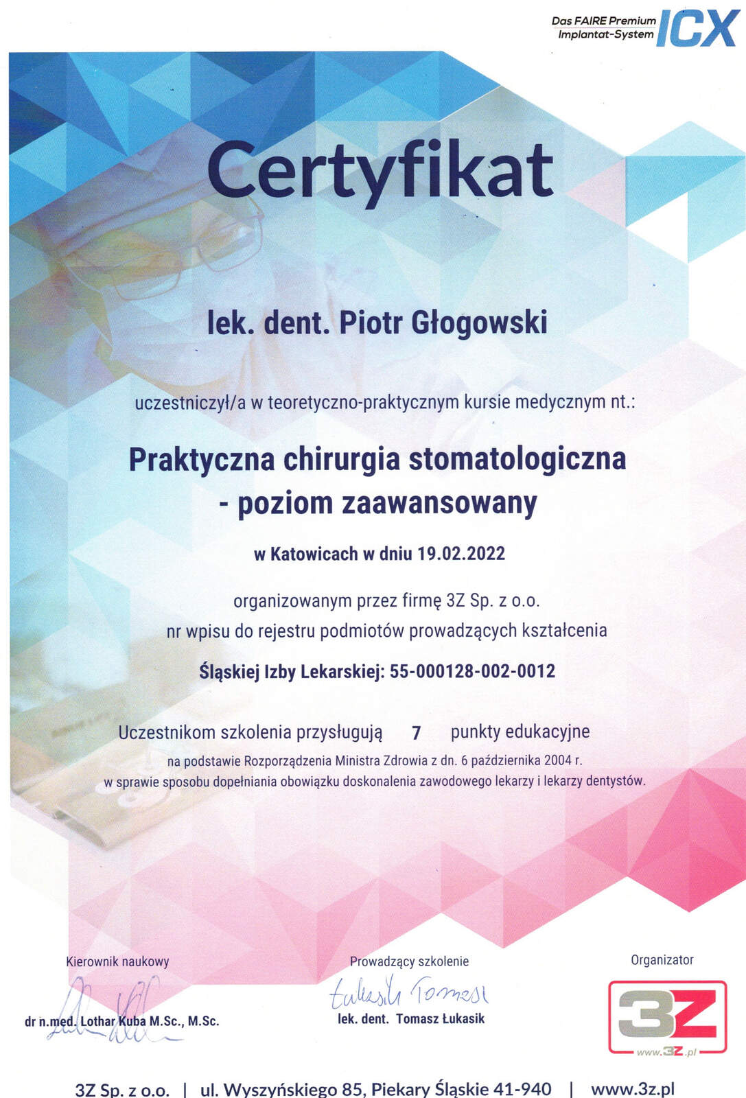 Certyfikat 25