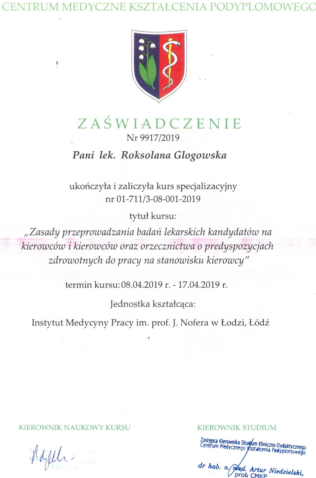 Certyfikat 11