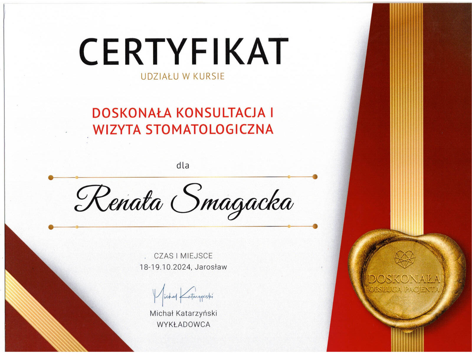Certyfikat 1