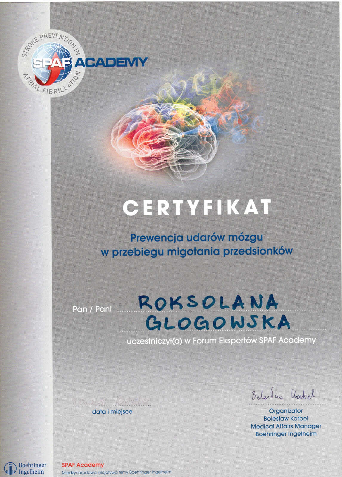 Certyfikat 21