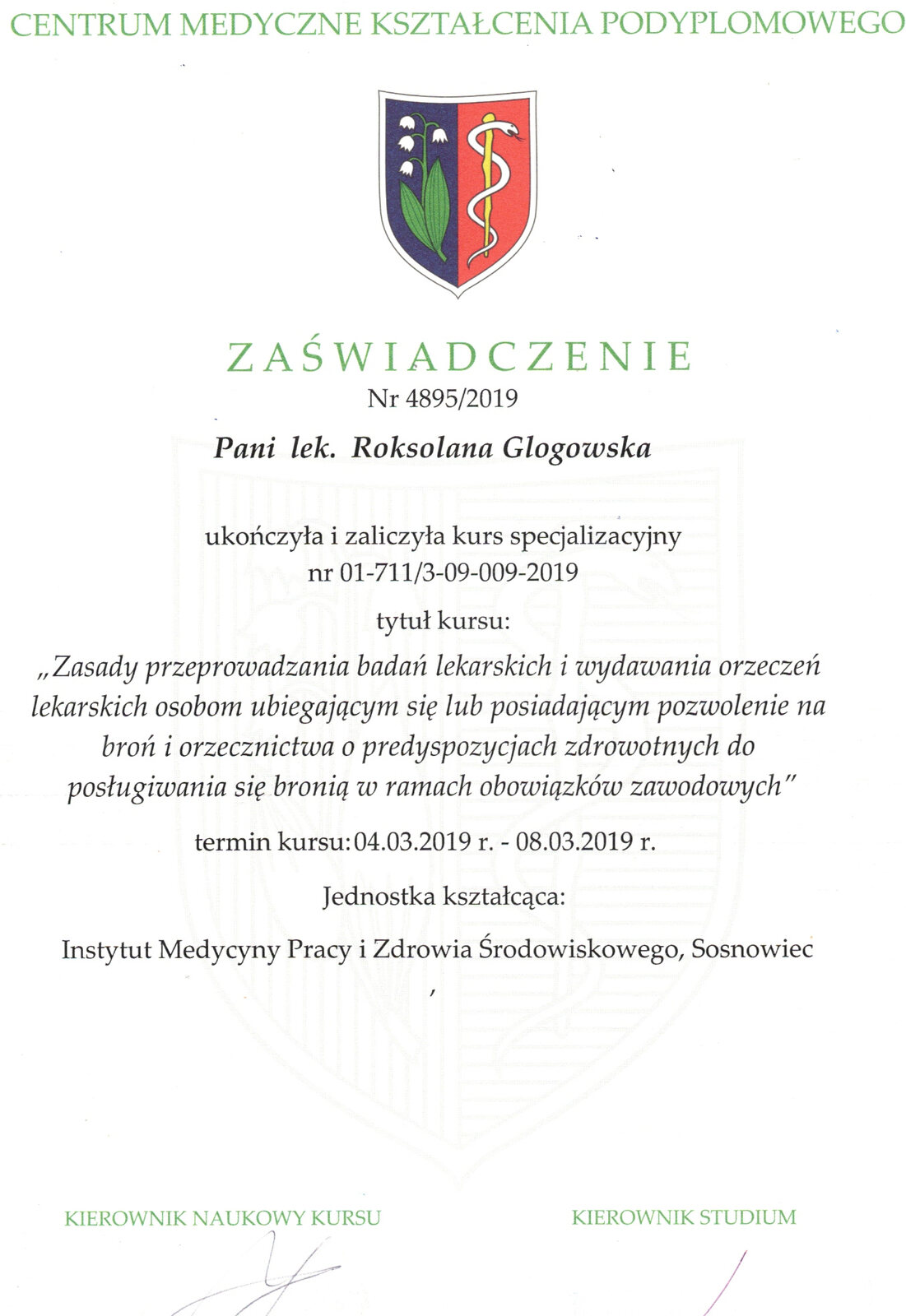 Certyfikat 22