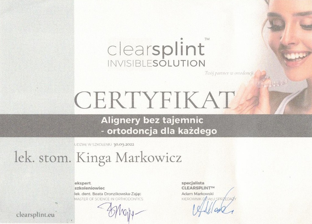 Certyfikat 10