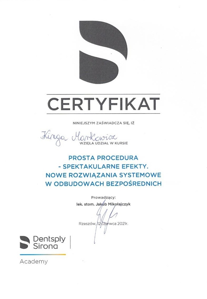 Certyfikat 16