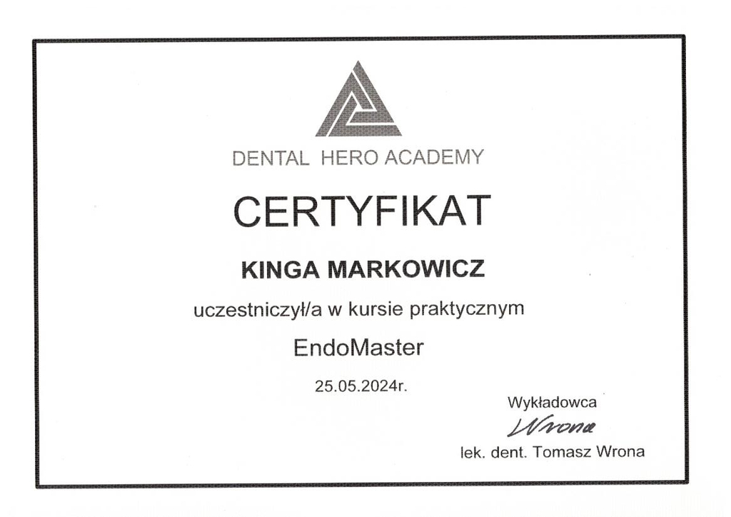 Certyfikat 3