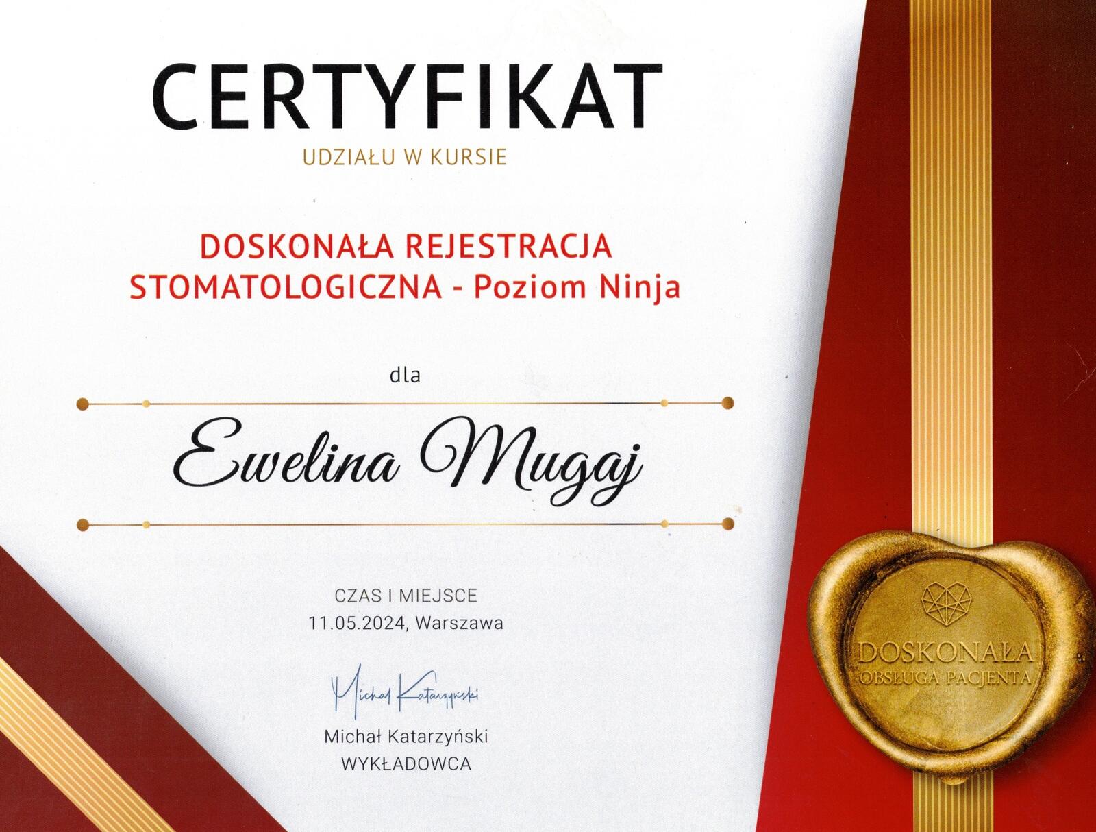 Certyfikat 2