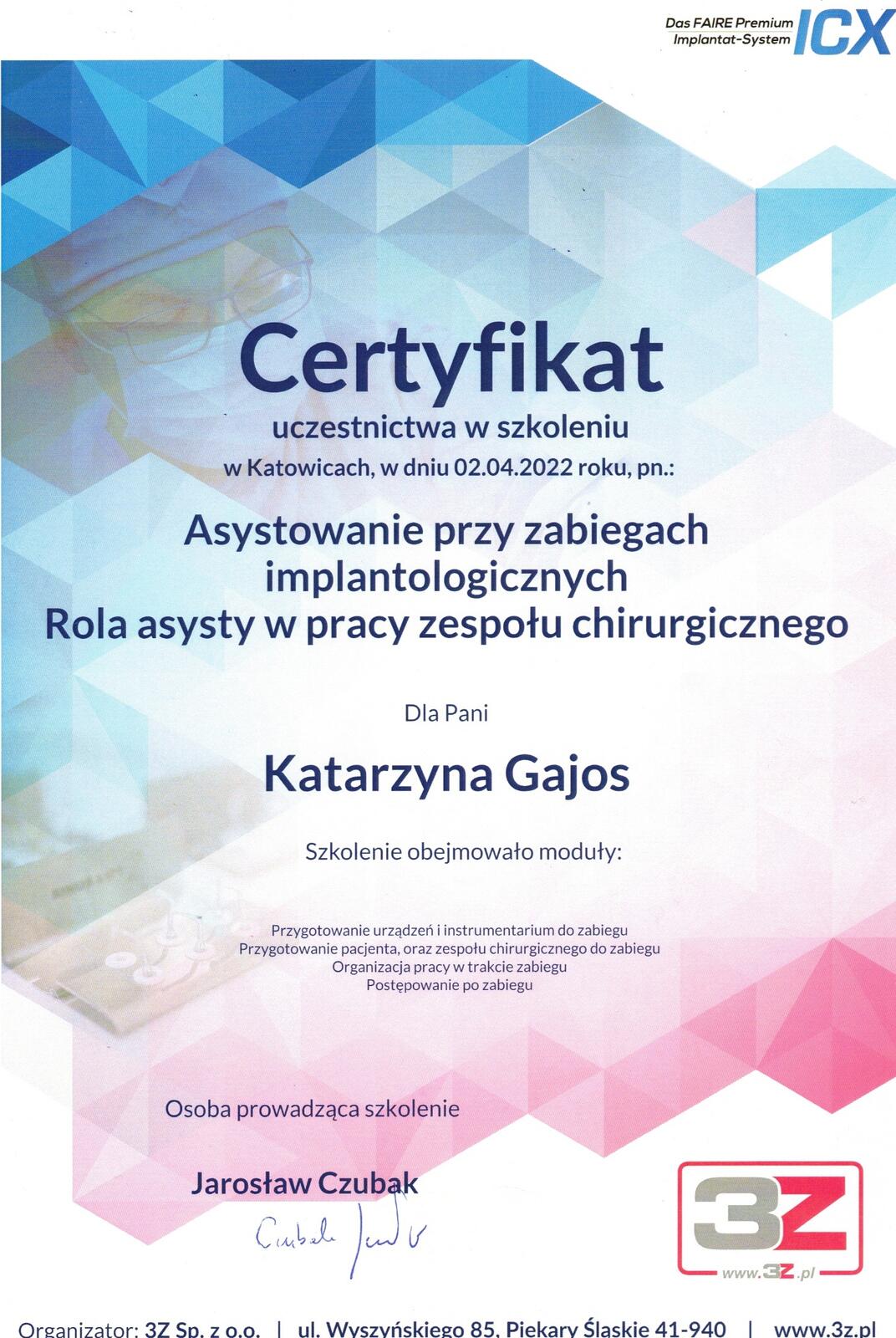 Certyfikat 5